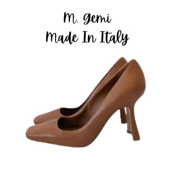 M. Gemi Marlena Heels Brown 36.5 US Size 6 Pumps Career Cocktail Evening #S3 - Picture 5 of 8
